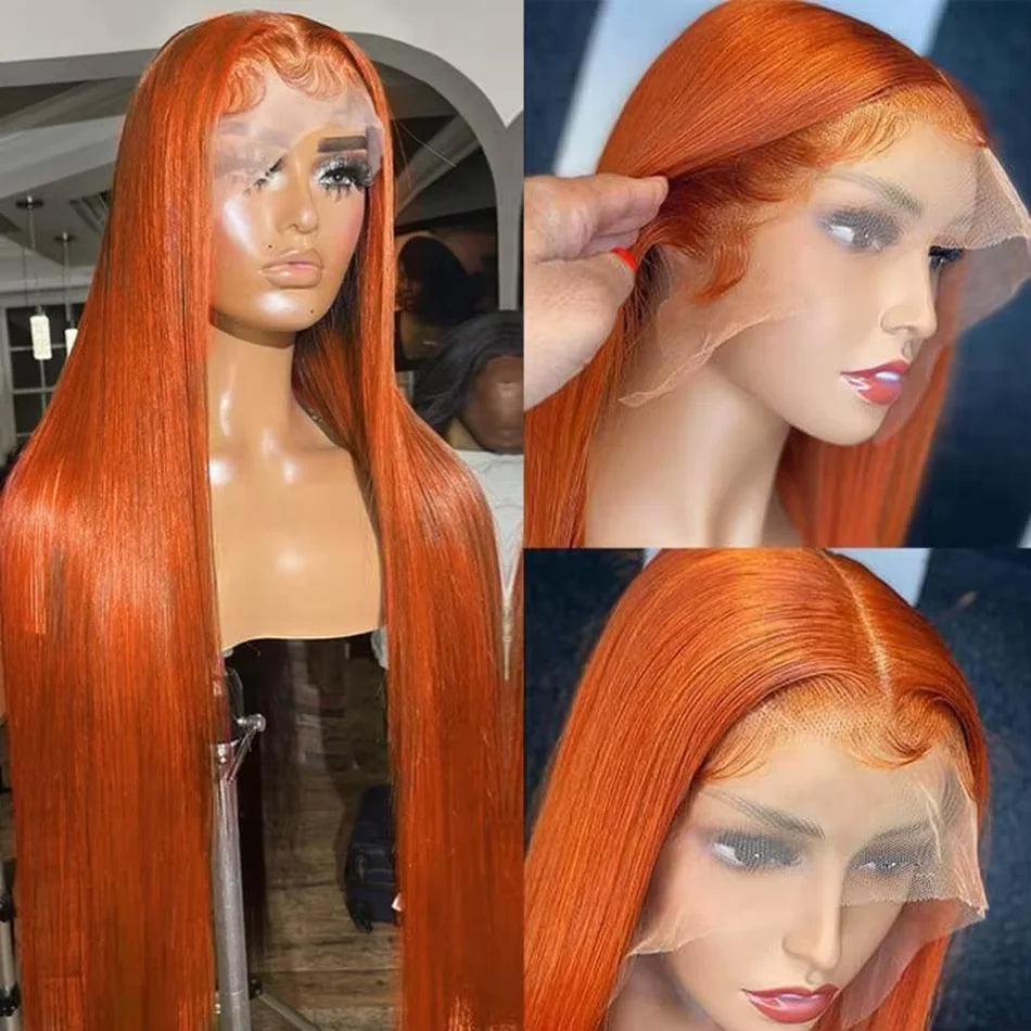 13x4 Transparent Lace Frontal Remy Hair Wig