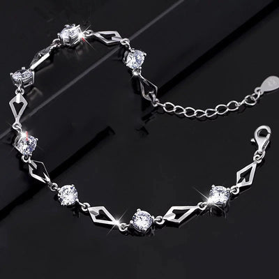 Sterling Silver Tennis Bracelet