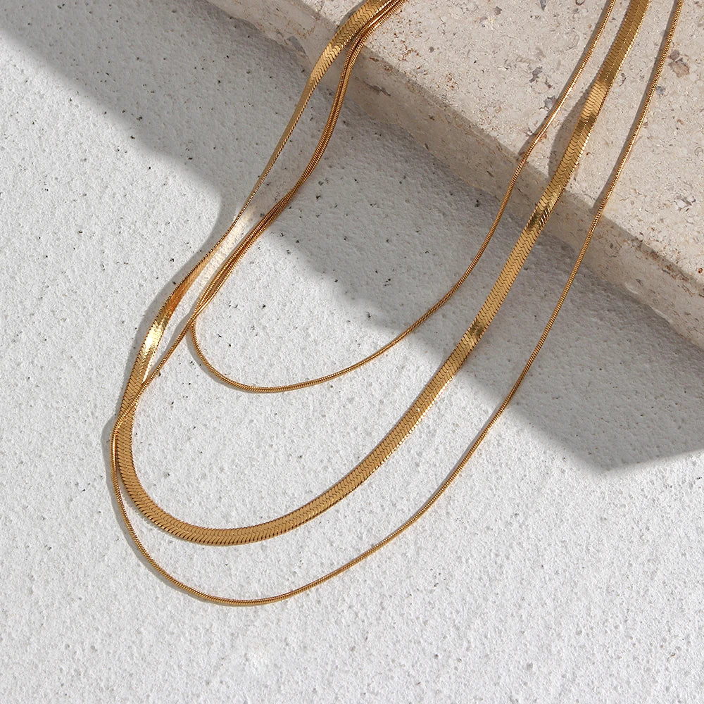 Thin Chain Layer Necklace