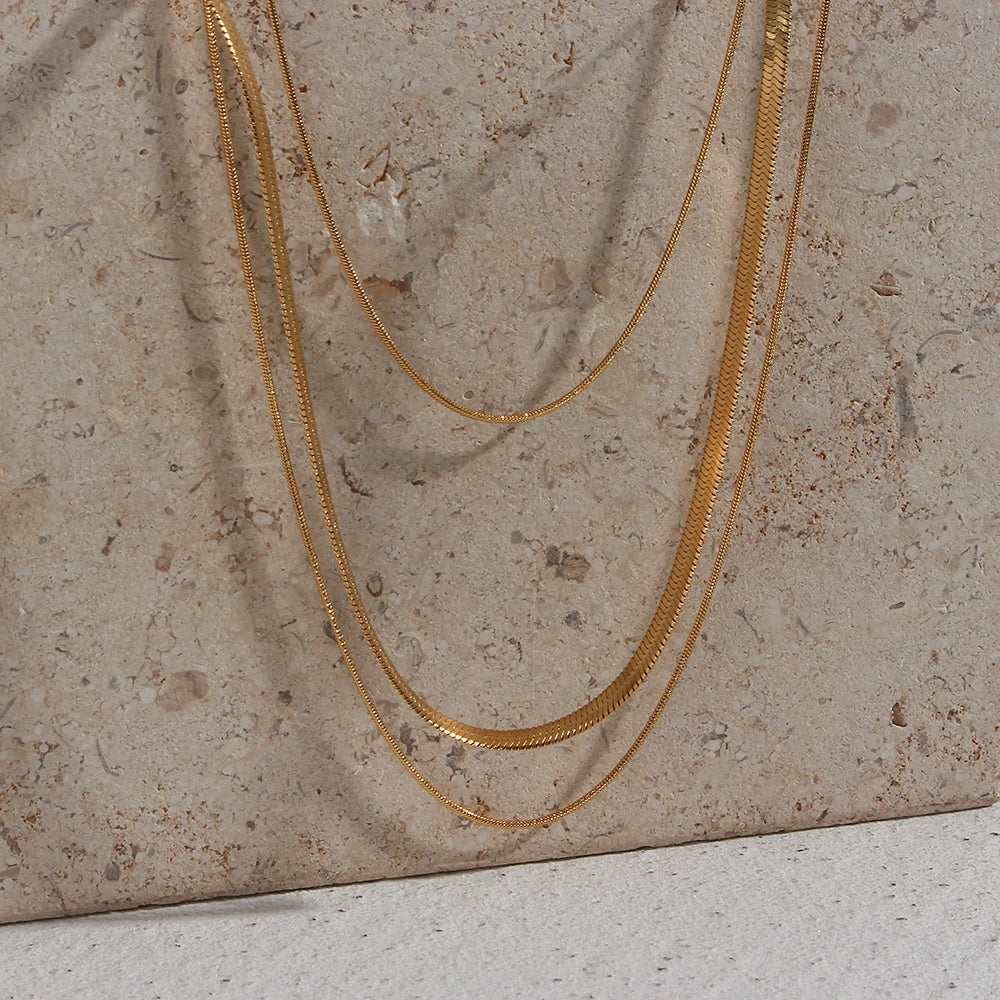 Thin Chain Layer Necklace