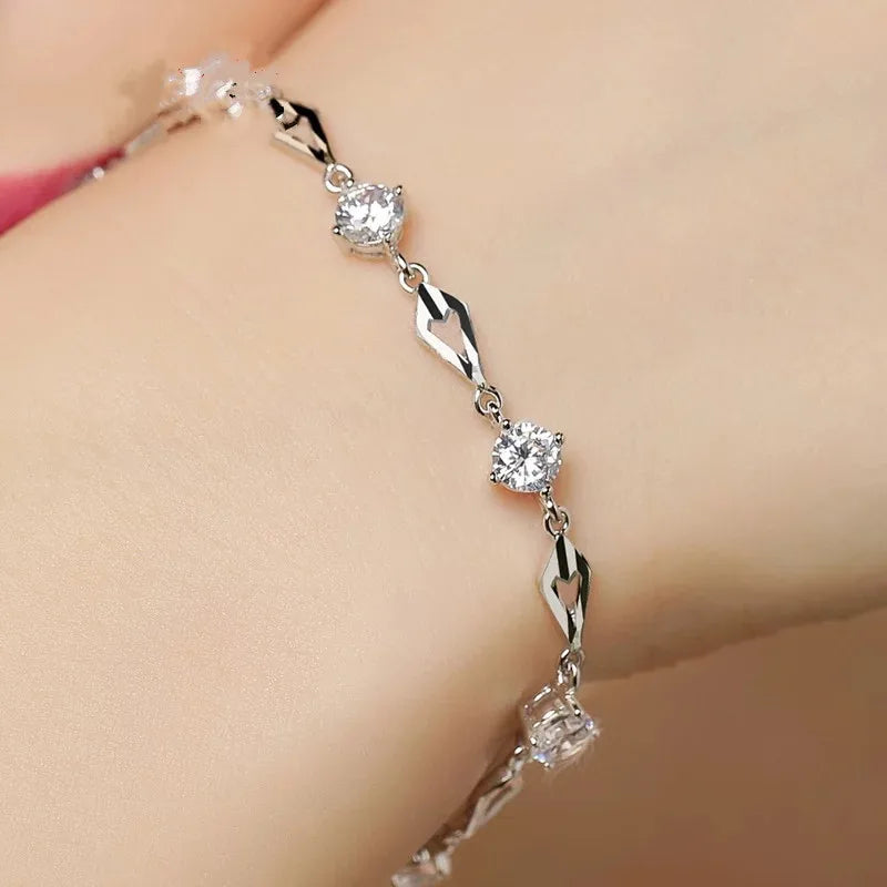 Sterling Silver Tennis Bracelet