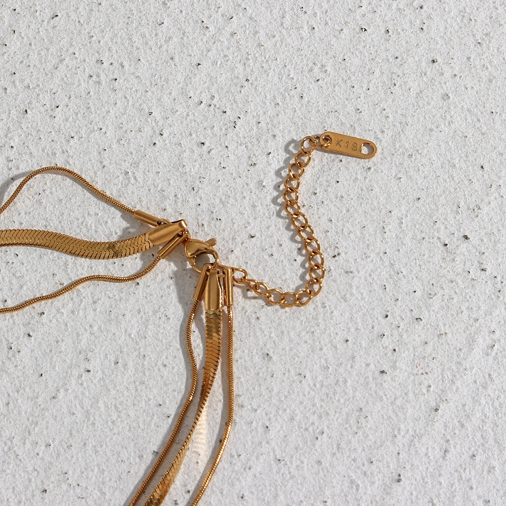 Thin Chain Layer Necklace