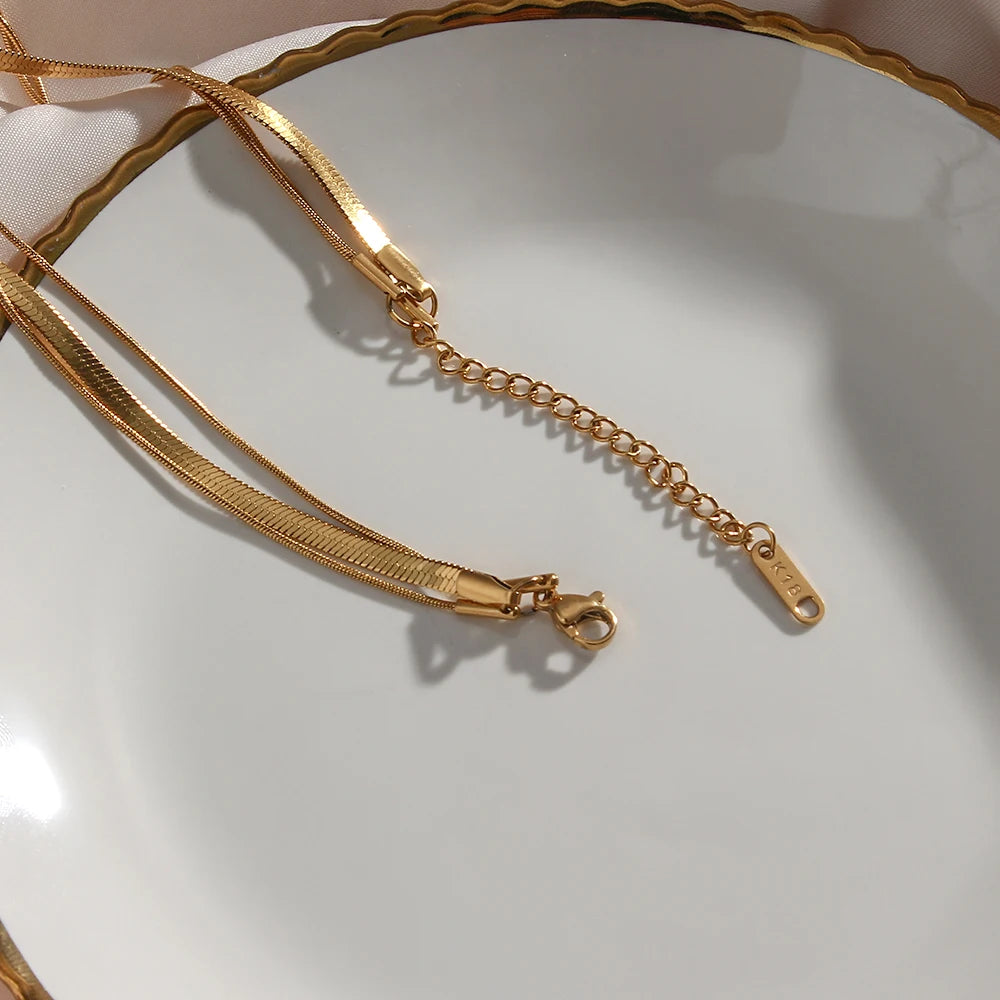 Thin Chain Layer Necklace