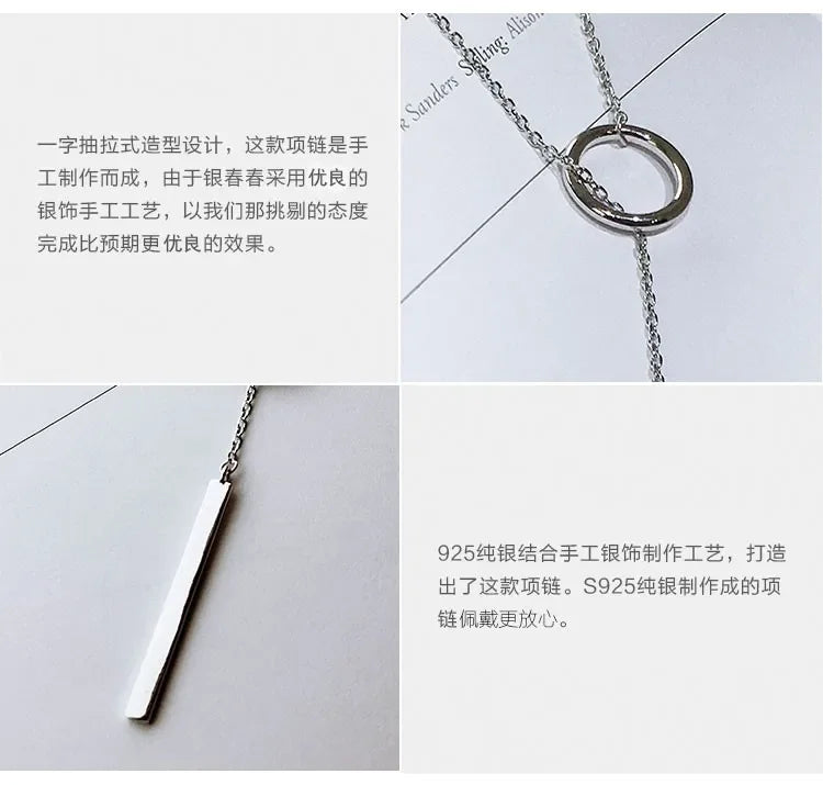 Letter Stainless Steel Necklace