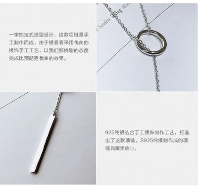 Letter Stainless Steel Necklace