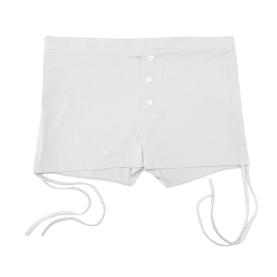 Drawstring Package Hip Shorts Solid Colour Casual Shorts