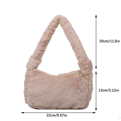 Plush Shoulder Bags