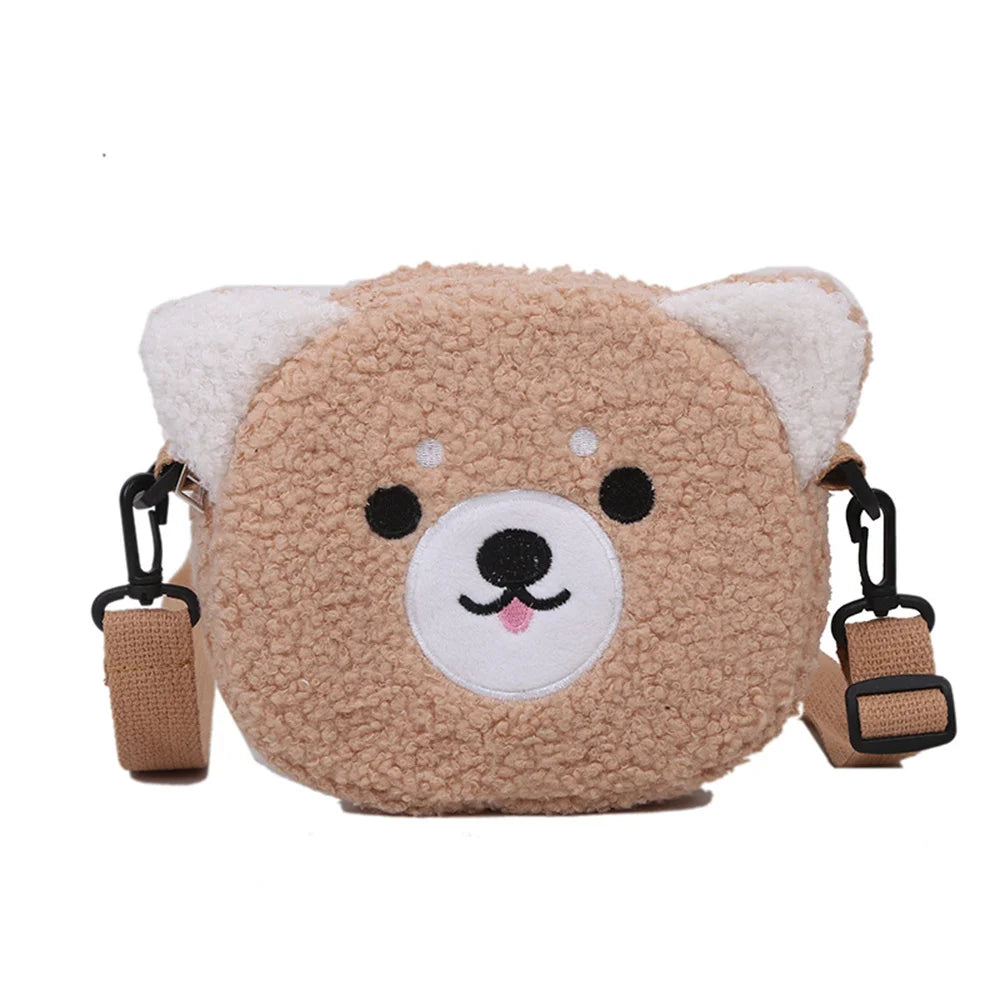 Cartoon Plush Shoulder Bag