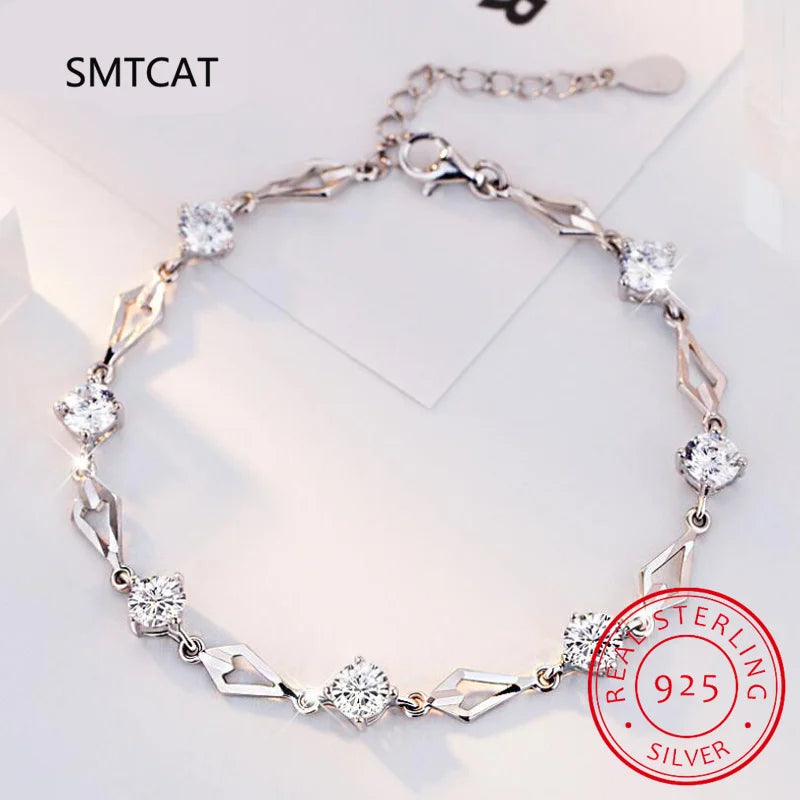 Sterling Silver Tennis Bracelet