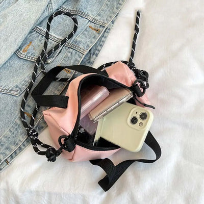 Portable Large Capacity Nylon Crossbody Bag