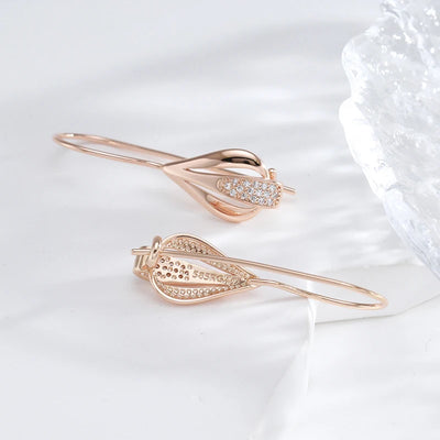 Luxury Drop Dangle Zircon Earrings