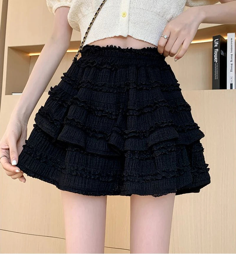 Sweet Cute Lace Mini Skirt