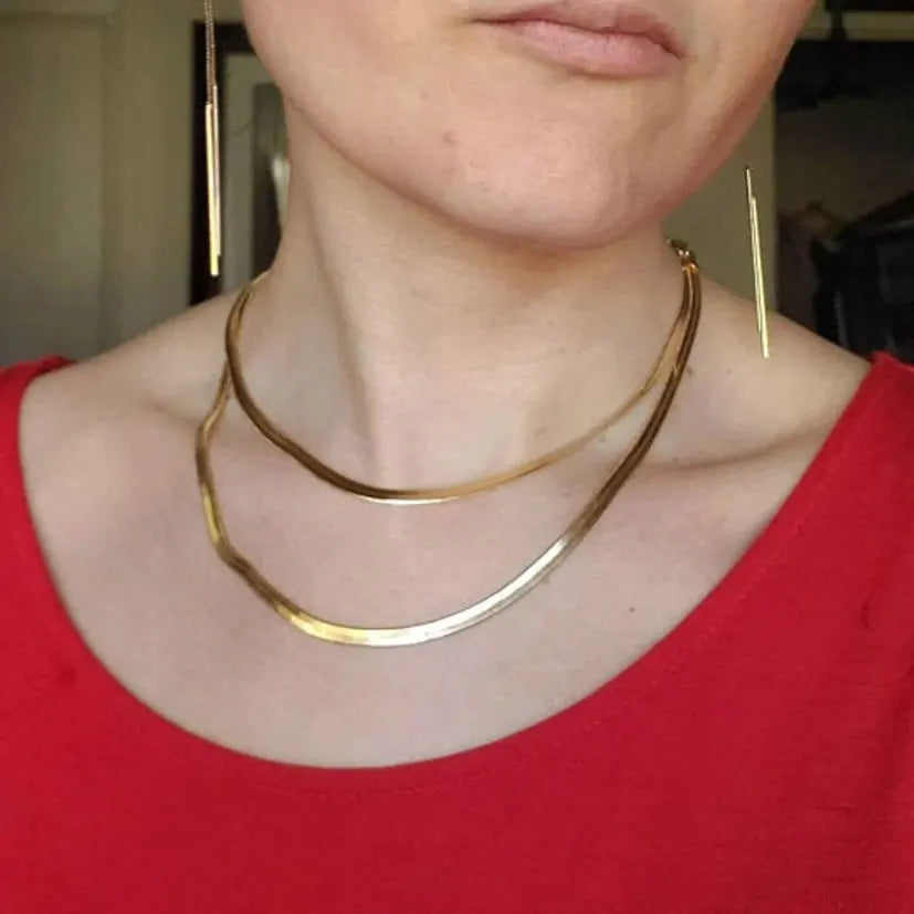 Herringbone Chain Necklace