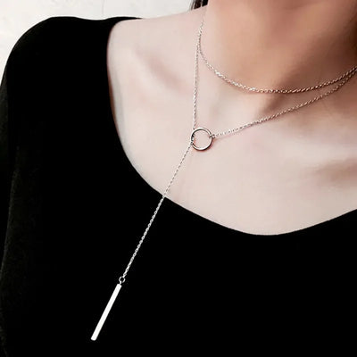 Letter Stainless Steel Necklace