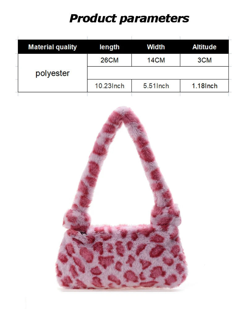 Cow Print Mini Shoulder Bags