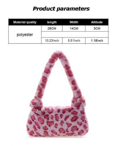 Cow Print Mini Shoulder Bags