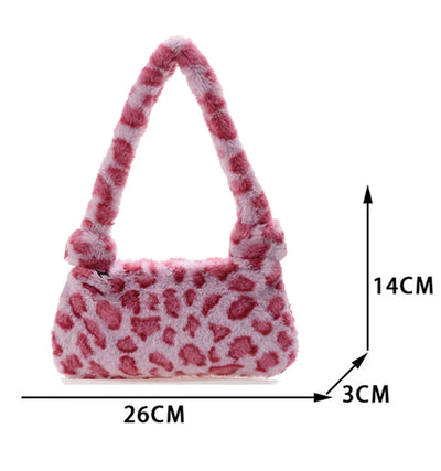 Cow Print Mini Shoulder Bags