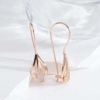 Luxury Drop Dangle Zircon Earrings