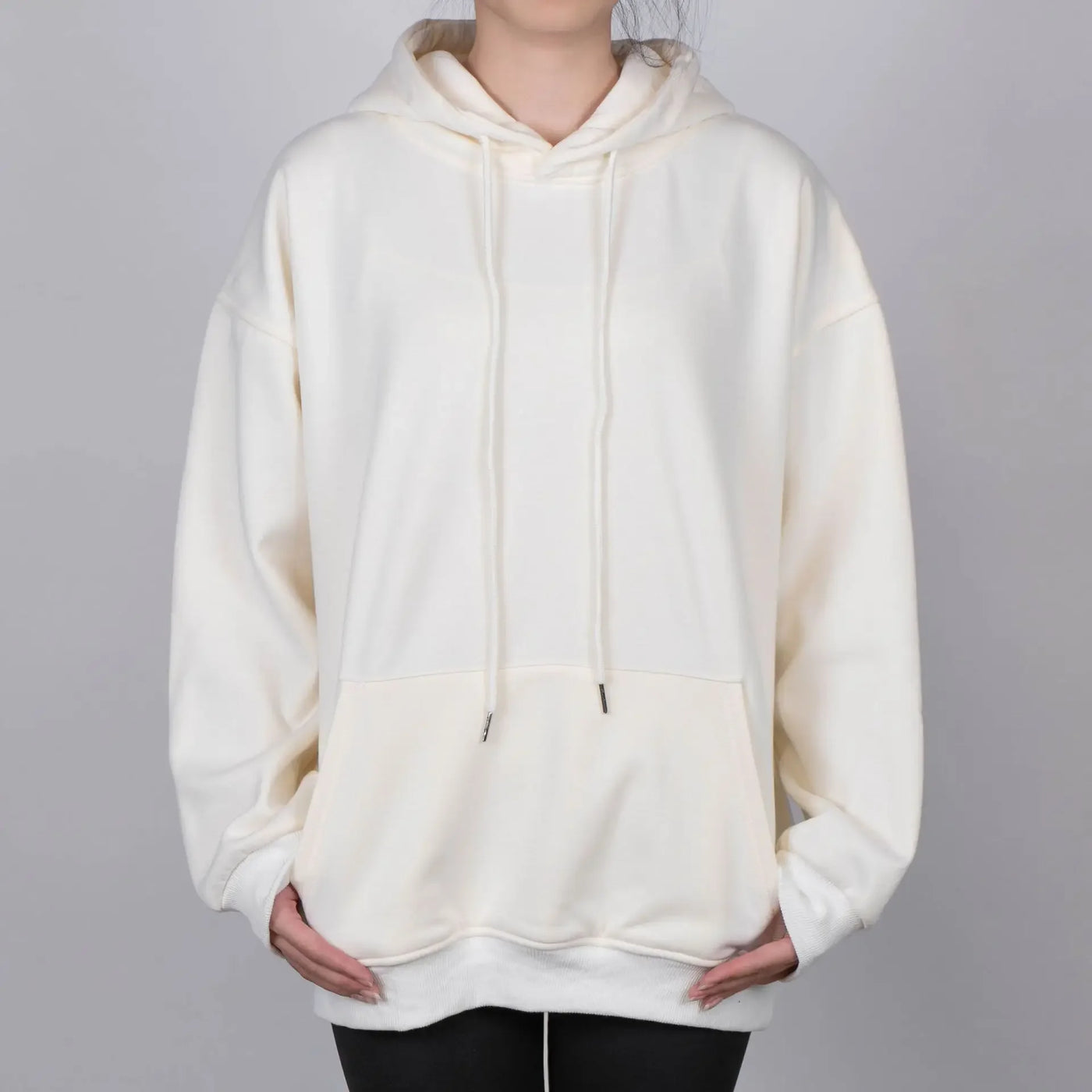 Autumn/Winter Fleece-Lined Hooded Sweatshirt