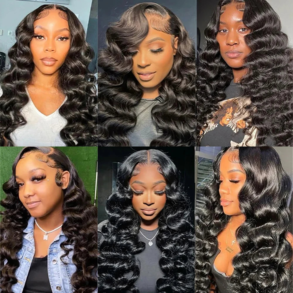 Loose Deep HD Transparent Human Hair Wig