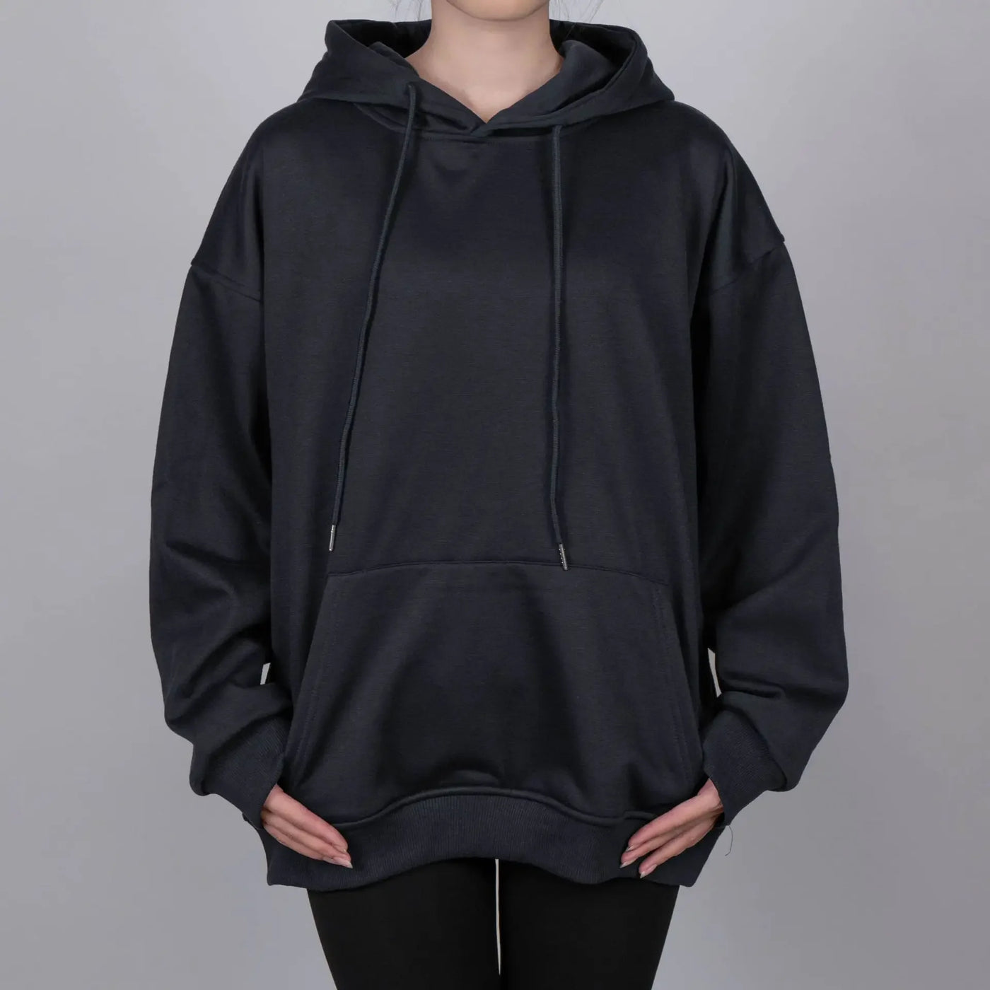 Autumn/Winter Fleece-Lined Hooded Sweatshirt