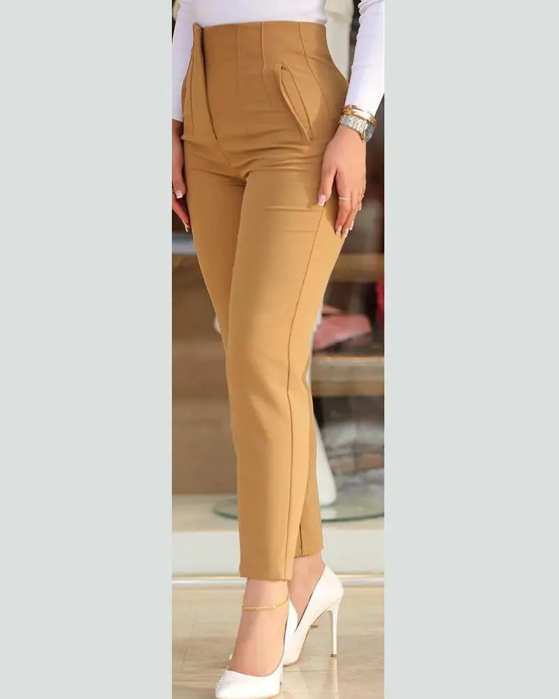 Office Wear High Waist Pants