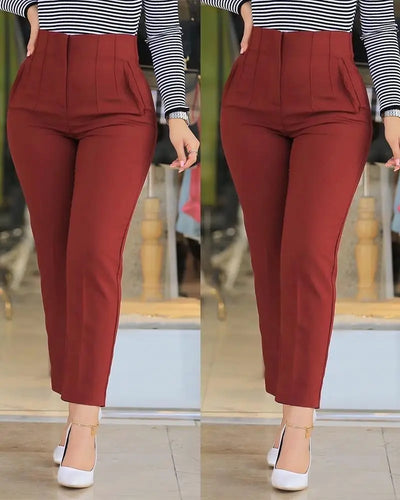 Office Wear High Waist Pants