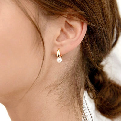 Clasp Hoop Earrings