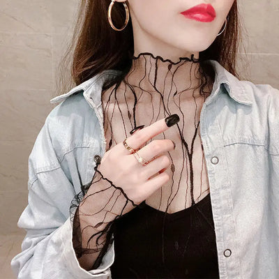 Elegant Lace T-shirt