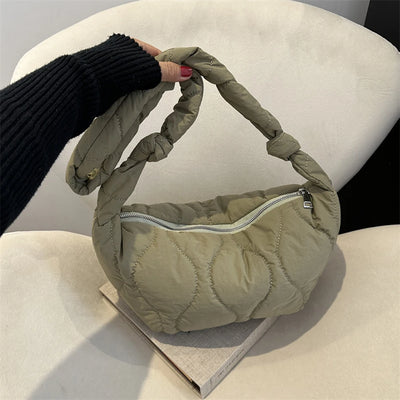 New Female Puffer Shoulder Bag