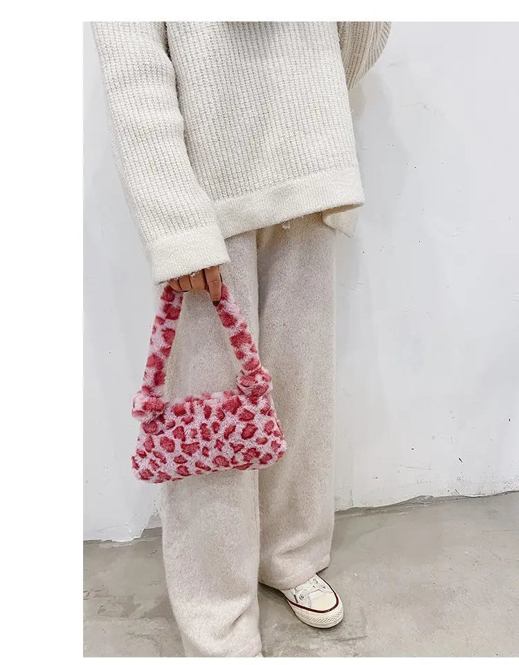 Cow Print Mini Shoulder Bags