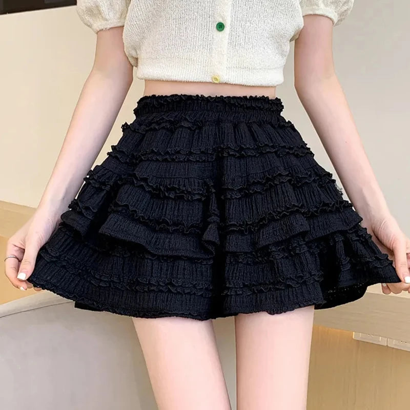 Sweet Cute Lace Mini Skirt