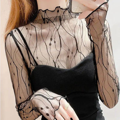 Elegant Lace T-shirt