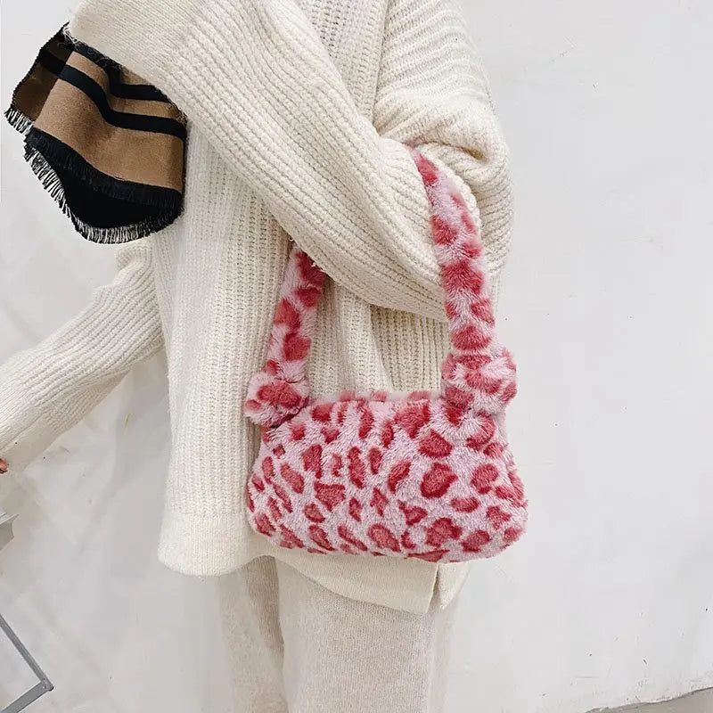 Cow Print Mini Shoulder Bags