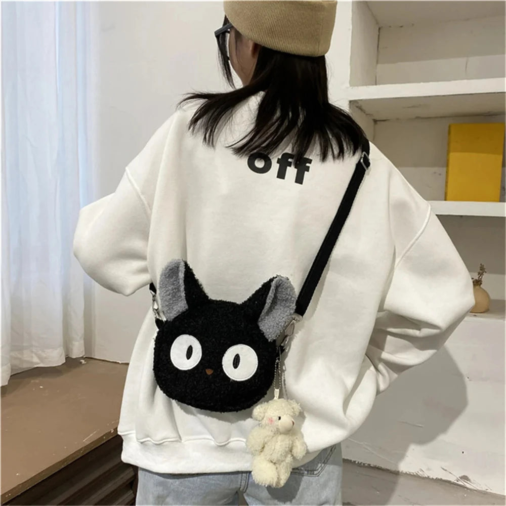 Cartoon Plush Shoulder Bag