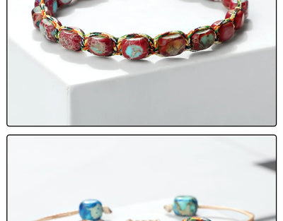 Imperial Stone Beaded Bracelet