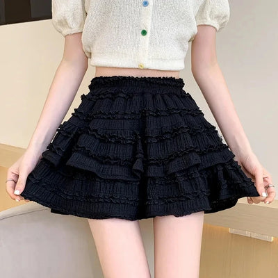 Sweet Cute Lace Mini Skirt