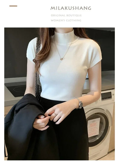 Summer Short Sleeve Blouse