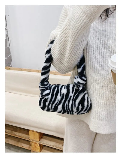 Cow Print Mini Shoulder Bags