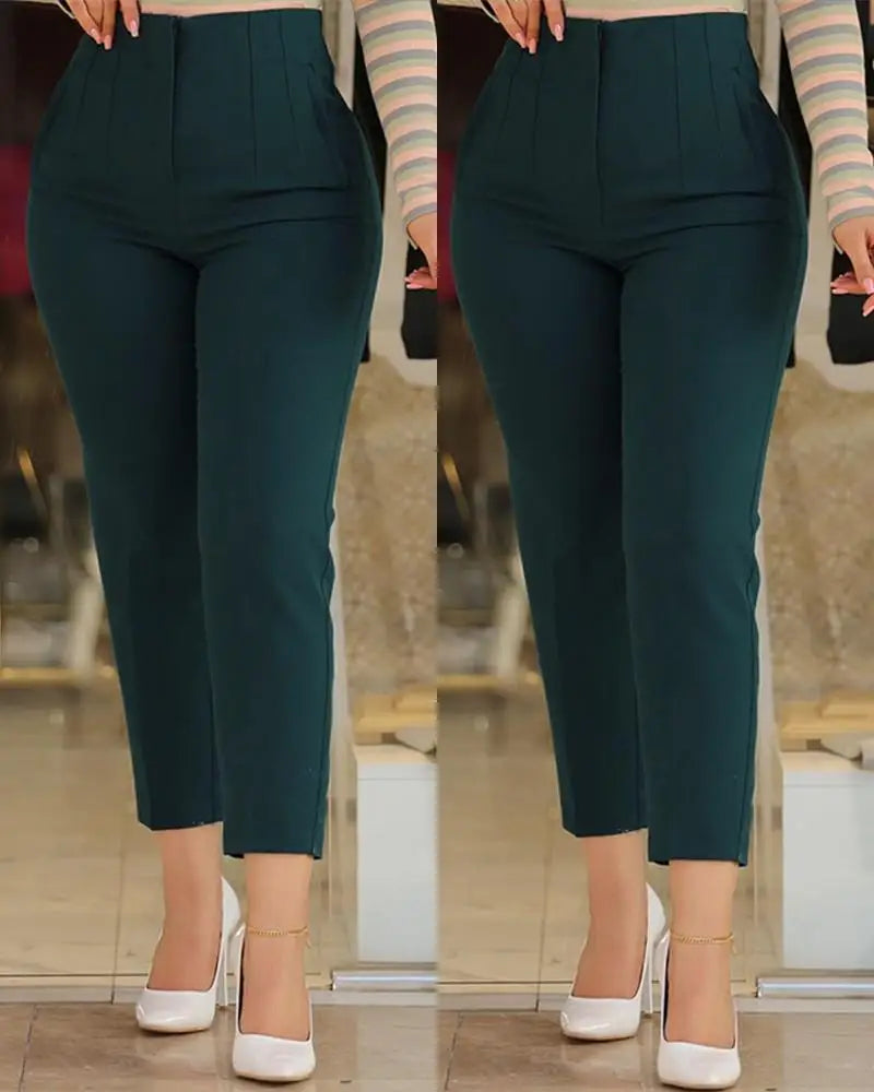 Office Wear High Waist Pants