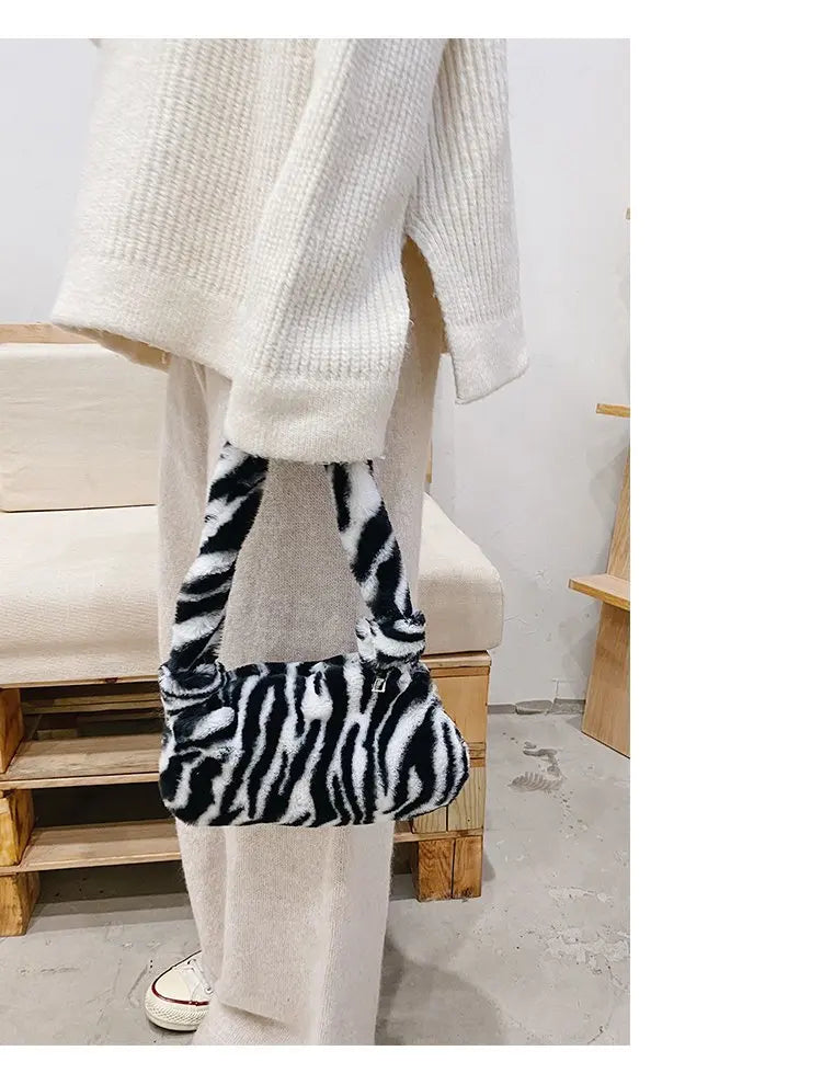 Cow Print Mini Shoulder Bags