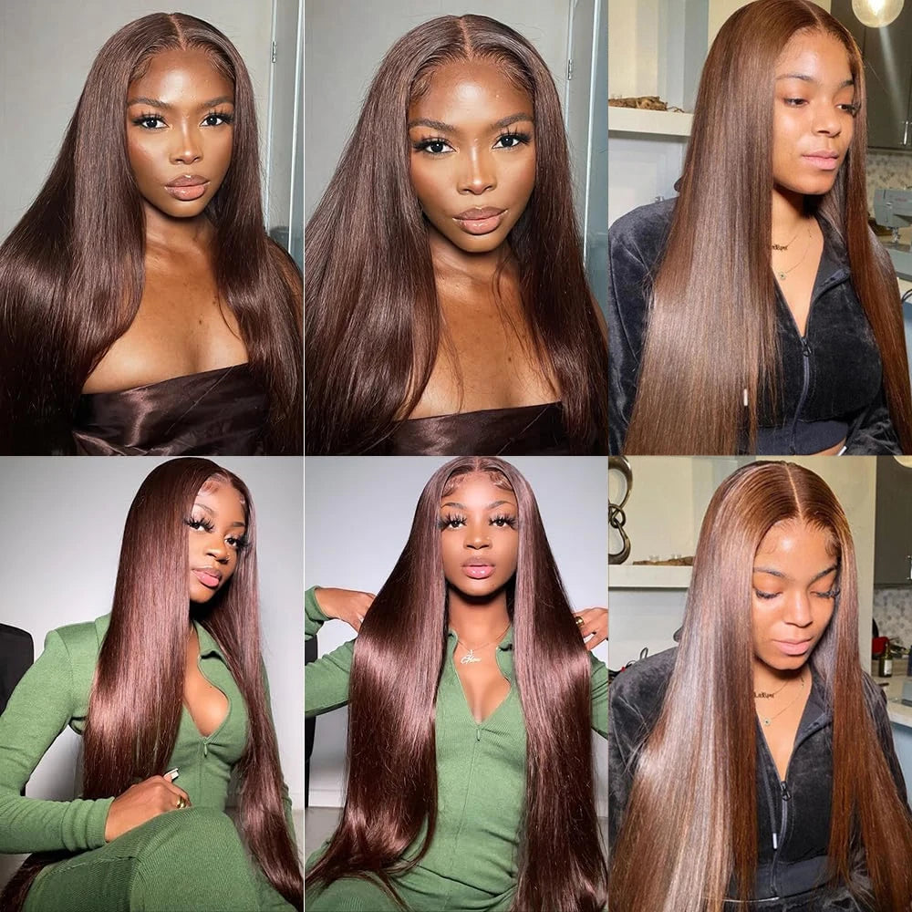 Bone Straight Synthetic Lace Front Wigs