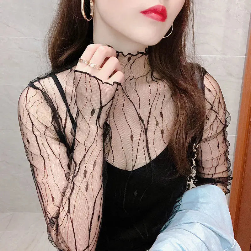 Elegant Lace T-shirt